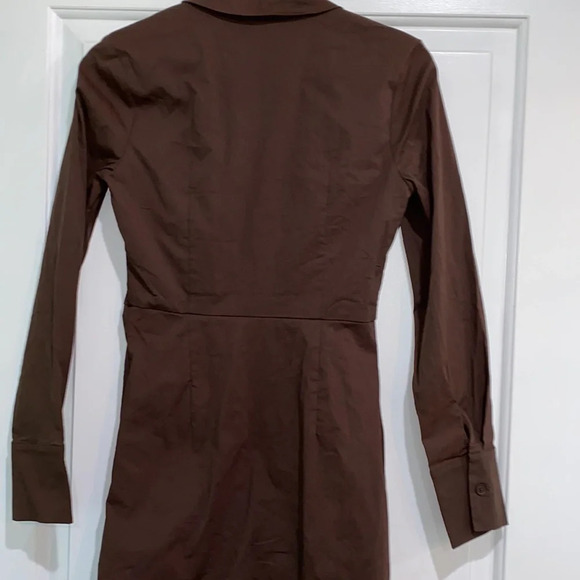 Tiger Mist. Brown shirt dress size xsmall new with tags - Picture 6 of 12